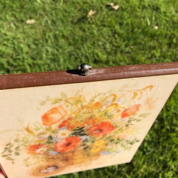 Vintage Wall Decor Vintage Floral Wood Wall Decor Poshmark